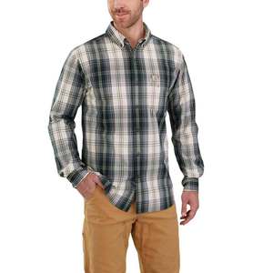 Carhartt Men's Essential Plaid Long Sleeve Shirt