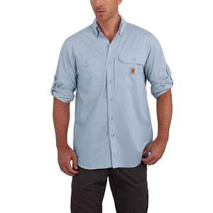 Carhartt Men's Force Ridgefield Solid Long Sleeve Shirt