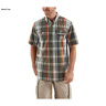 Carhartt Men's Force® Ridgefield Plaid Button Down Short Sleeve Shirt