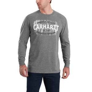 Carhartt Men's Maddock Rugged Logo Long Sleeve Shirt