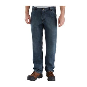 Carhartt Men's Relaxed Fit Holter Dungaree Jeans - Blue Ridge - 40X32
