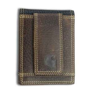 Carhartt Rugged Front Pocket Black/Tan Wallet