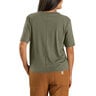 Carhartt Women's Tencel Fiber Series Loose Fit Flower Pocket Short Sleeve Work Shirt