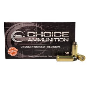 Choice Ammunition Uncompromised Precision 45 (Long) Colt 180gr Handgun Ammo - 50 Rounds