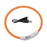 Coastal Pet Products USB Light-Up Dog Collar - Orange - 24in - Orange Large