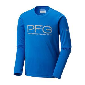 Columbia Boys' PFG Hooks&trade; Long Sleeve Shirt