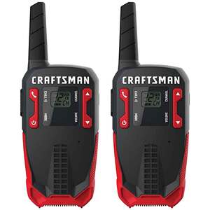 Craftsman 16 Mile Range GMRS/FRS Two-way Radios - 2 Pack