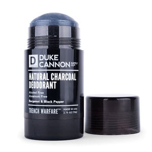 Duke Cannon Trench Warfare Natural Charcoal Deodorant - Bergamot & Black Pepper