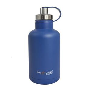 Eco Vessel BOSS Triple Insulated Stainless Steel Growler Bottle With Dual Opening Cap - 64 Oz