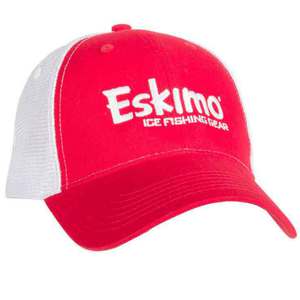 Eskimo Pro Staff Hat - Red/White, One Size Fits Most