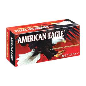Federal American Eagle 9mm Luger 115gr FMJ Handgun Ammo - 100 Rounds