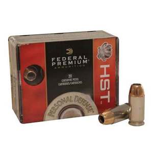 Federal Premium Personal Defense 45 Auto (ACP) 230gr HST JHP Handgun Ammo - 20 Rounds