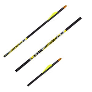 FeraDyne D-Stroyer 400 Spine Carbon Arrows - 6 Pack
