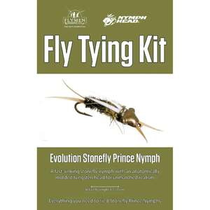 Flymen Fishing Co Nymph-Head Evolution Stonefly Prince Nymph Tying Kit