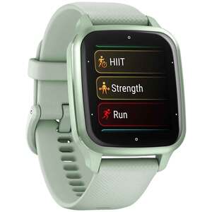 Garmin Venu Sq 2 GPS Watch - Metallic Mint Bezel with Cool Mint Case