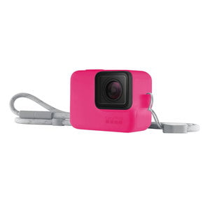 GoPro HERO8 Sleeve + Lanyard - Electric Pink