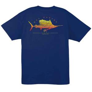 Guy Harvey Men's Sailfish Scribble Short Sleeve Shirt