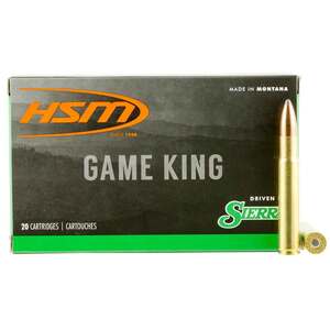 HSM Game King 35 Whelen 225Gr SGSBT Rifle Ammo - 20 Rounds