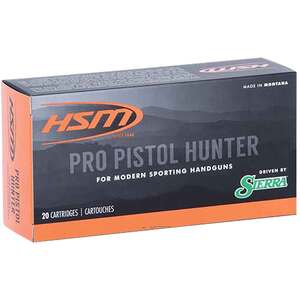 HSM Pro Pistol 460 S&W 300Gr JSP Handgun Ammo - 20 Rounds
