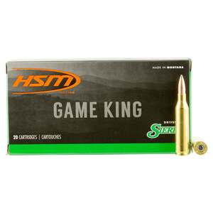 HSM Game King 270 Winchester 150gr SGSBT Rifle Ammo - 20 Rounds