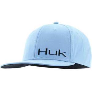 Huk Gear Men's SW Flat Brim Stretch Hat