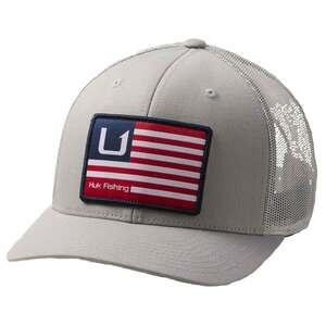 Huk Men's American Trucker Hat - Oyster - One Size Fits Most
