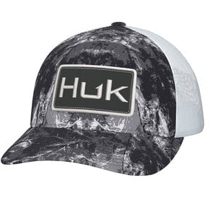 Huk Men's Mossy Oak Stormwater Logo Trucker Hat - Midnight - One Size Fits Most