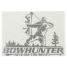 Hunters Image Bowhunter Drawing Bow Decal - Large