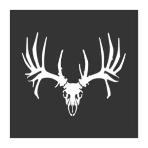 Hunters Image Non-Typical Whitetail Skull Decal