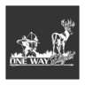 Hunters Image Whitetail Bowhunter One Way Flight Decal