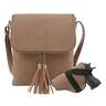 Jessie & James Ella Concealed Carry Lock and Key Crossbody - Taupe - Taupe