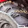 Kolpin V-Bar 9in Tire Chains - Size B - Silver