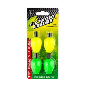 Leland Lures Trout Magnet E-Z Trout Float Bobber - Yellow Green