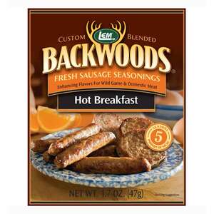 LEM Products Backwoods Hot Breakfast Fresh Sausage Seasoning