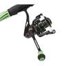 Lew's Mach II Speed Spinning Rod and Reel Combo - 6ft9in, Medium, 1pc - Black/Green