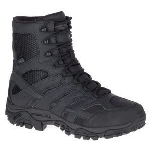 Merrell Men's Moab 2 Soft Toe Waterproof 8in Tactical Boots - Black - Size 10