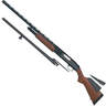 Mossberg 500 Combo Field/Deer Blued/Walnut 12 Gauge 3in Left Hand Pump Shotgun - 28in/24in - Brown
