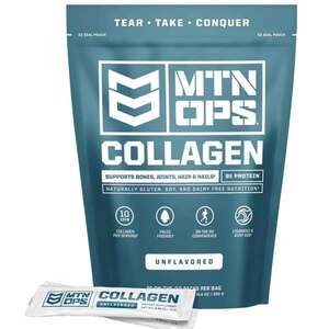 MTN OPS Unflavored on-the-go Collagen Packs - 30 Packs