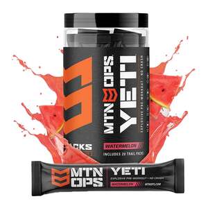 MTN OPS YETI Pre-Workout Trail Packs - Watermelon