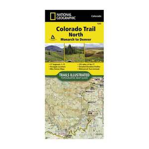 National Geographic Colorado Trail North Monarch to Denver Topographic Map
