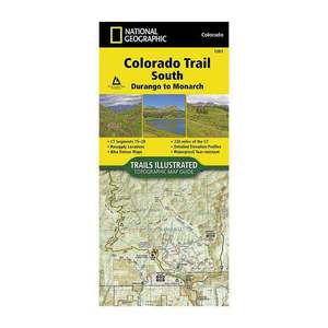 National Geographic Colorado Trail South Durango to Monarch Topographic Map