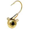Northland Fishing Tackle Metallic Fire Ball Jig Round Jig Head - Metallic Gold, 3/8oz - Metallic Gold 3/O