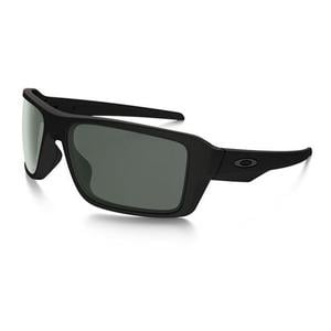 Oakley Double Edge Sunglasses - Matte Black/Grey