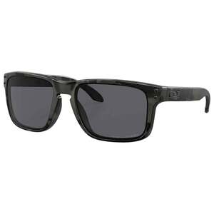 Oakley Standard Issue Holbrook Polarized Sunglasses - Multicam Black/Grey