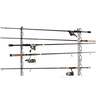 Organized Fishing Wire Horizontal Rod Rack - Black - Black 21.26in L x 1.34in W x 3.46in H