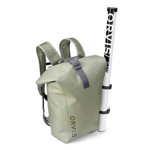 Orvis Pro Waterproof Roll Top Backpack - Cloudburst, 20L