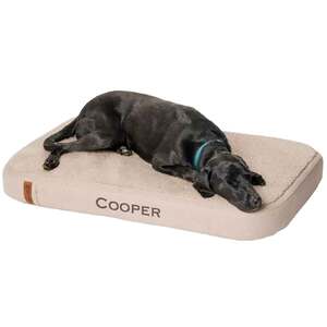 Orvis RecoveryZone FleeceLock Lounger Dog Bed - Khaki - Small