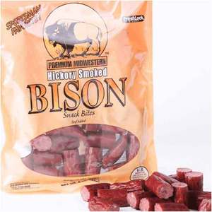 Premium Midwestern Bison Hickory Smoked Bites