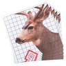 Pro-Shot Mule Deer Sight In Target - 5 Pack - Brown/Yellow/Red 25in x 25in