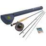 Redington Coastal Coldwater Field Kit Fly Fishing Rod and Reel Combo - 9ft, 9wt, 4pc - Green